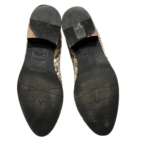 Aquatalia Snakes Embossed Chelsea Ankle Boots Size 6 - Picture 7 of 9